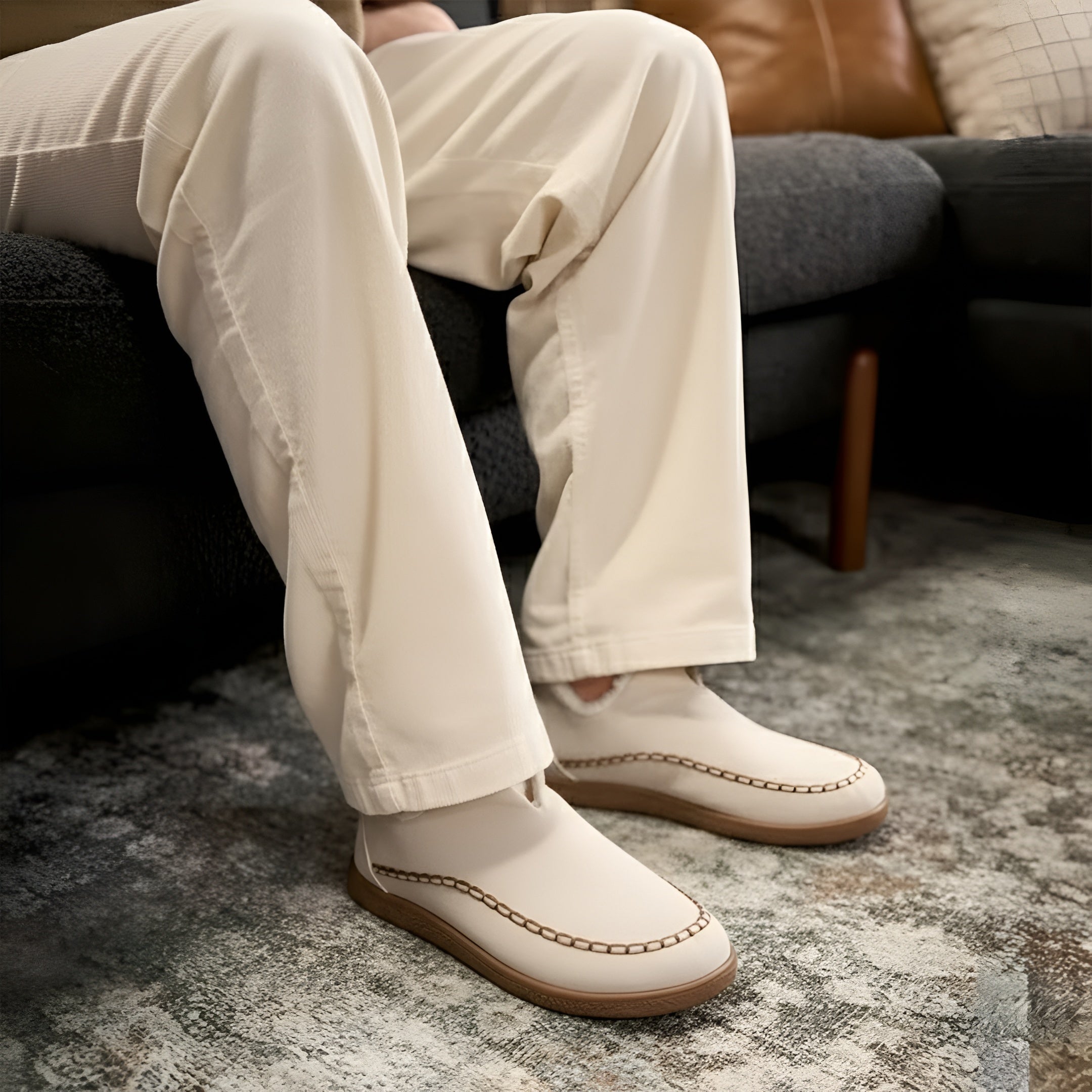 Pantoufles Atom Cloud - Crème