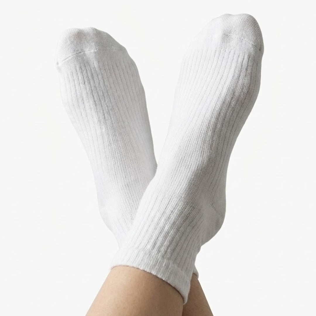 Lot de 6 Chaussettes rembourrées (Blanc)