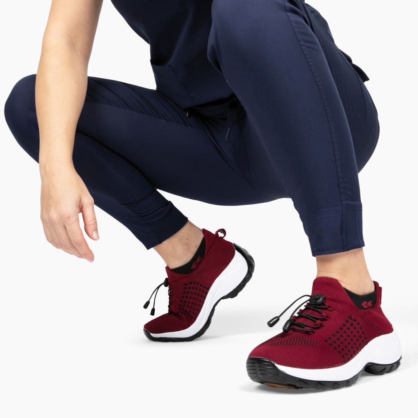 Ortho Chaussures extensibles et amorties - Noir/Violet
