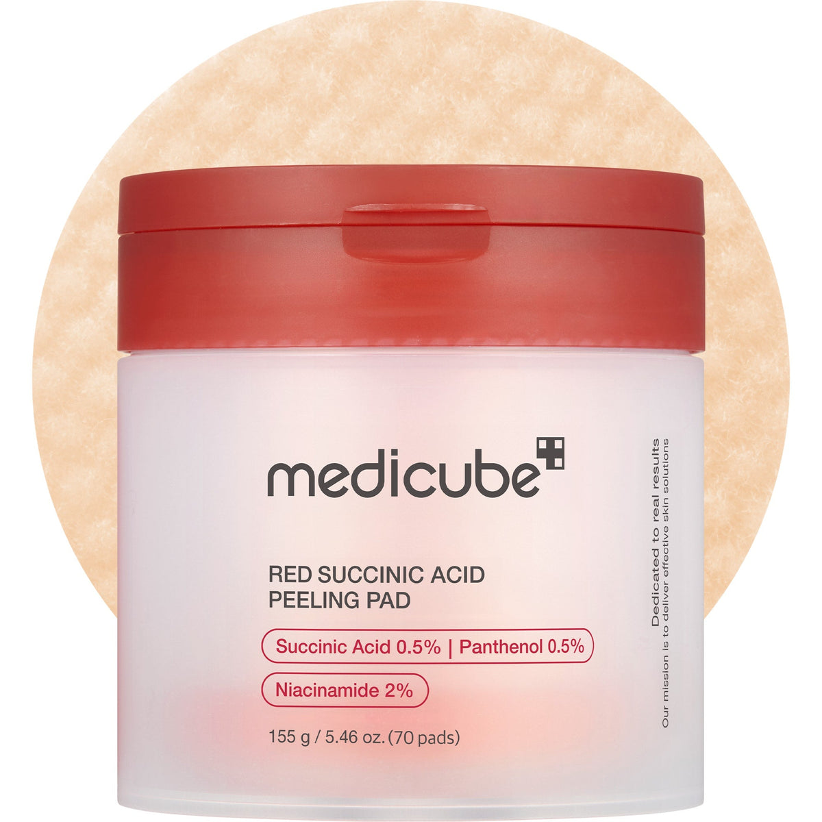 Red Succinic Acid Panthenol Pads