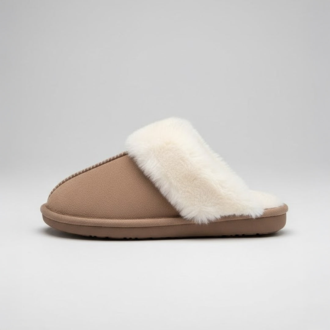 Pantoufles Cozy Jane - Brun