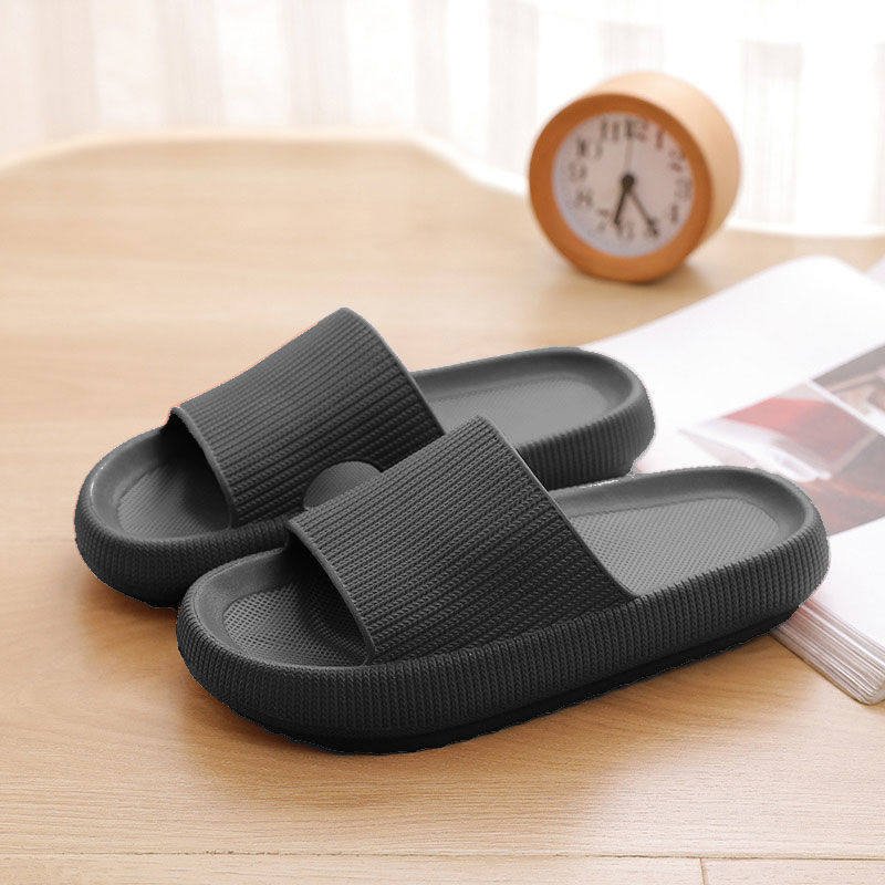 Heel Support Cushion Slides - Noir