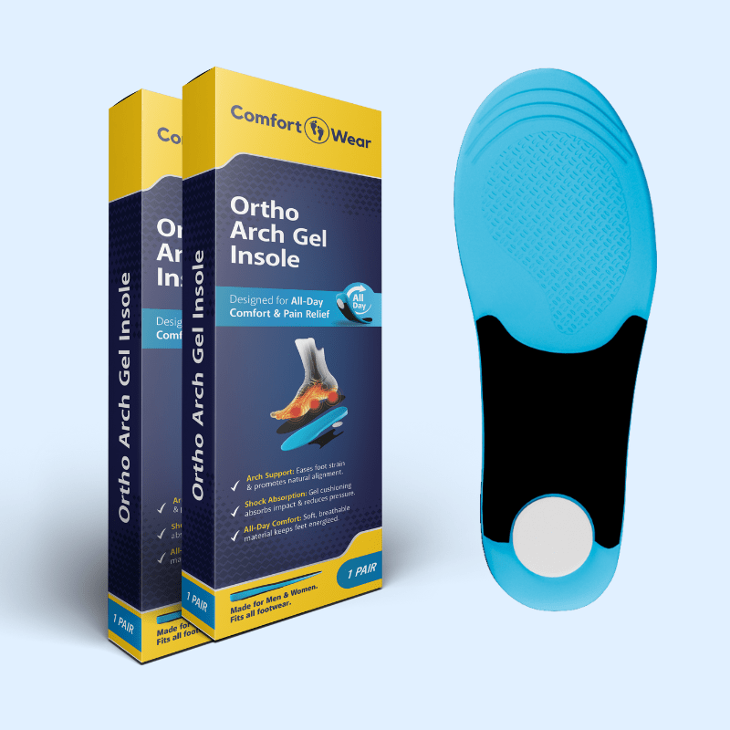 Ortho Arch Gel Support Insoles - ComfortWear