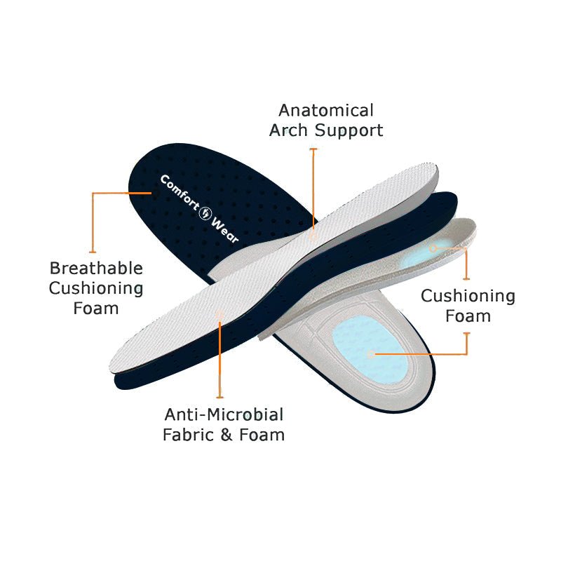 Ortho Breathable Chaussures de tous les jours - Noir