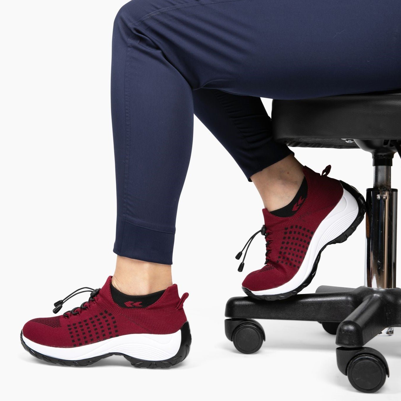 Ortho Chaussures extensibles et amorties - Noir/Violet