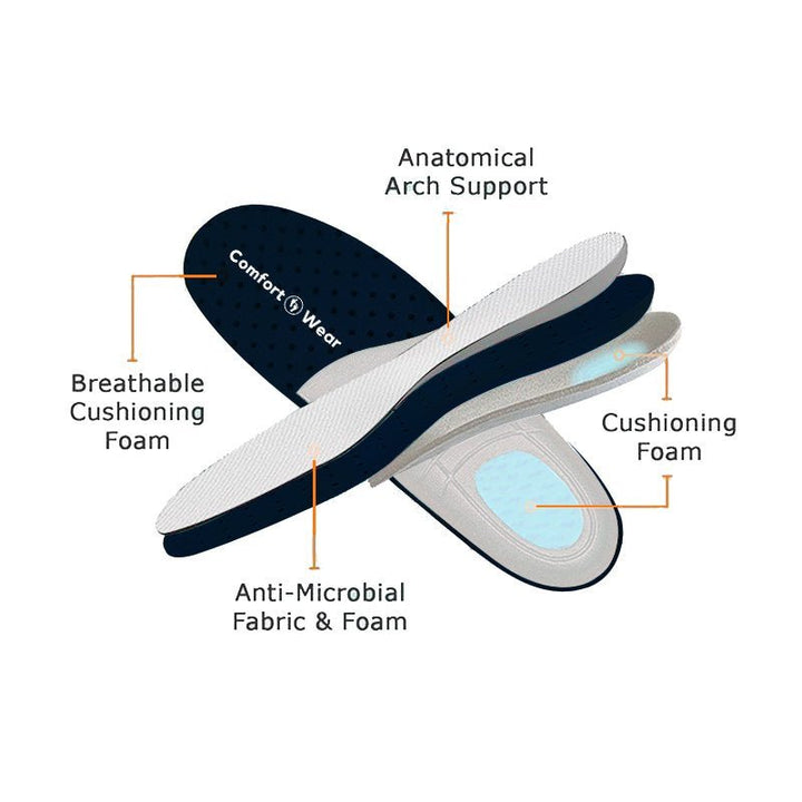 Ortho Chaussures extensibles et amorties - Foot pain relief