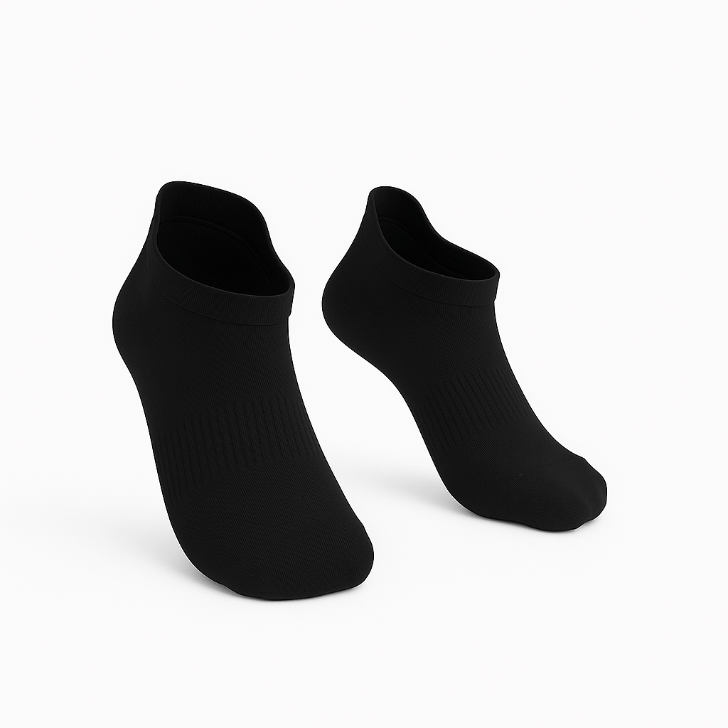 Padded Extra-Stretch Ankle Chaussettes - Noir