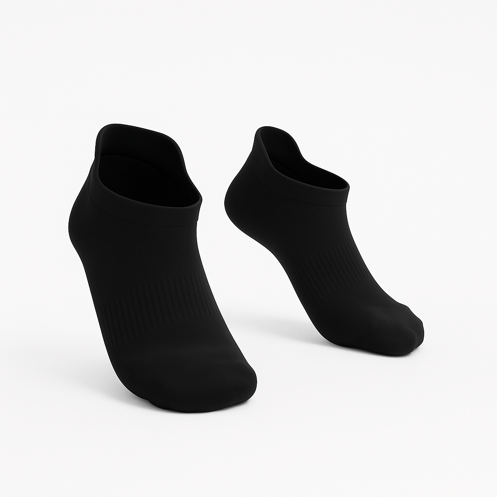 Lot de 3 Padded Extra-Stretch Ankle Chaussettes - Noir