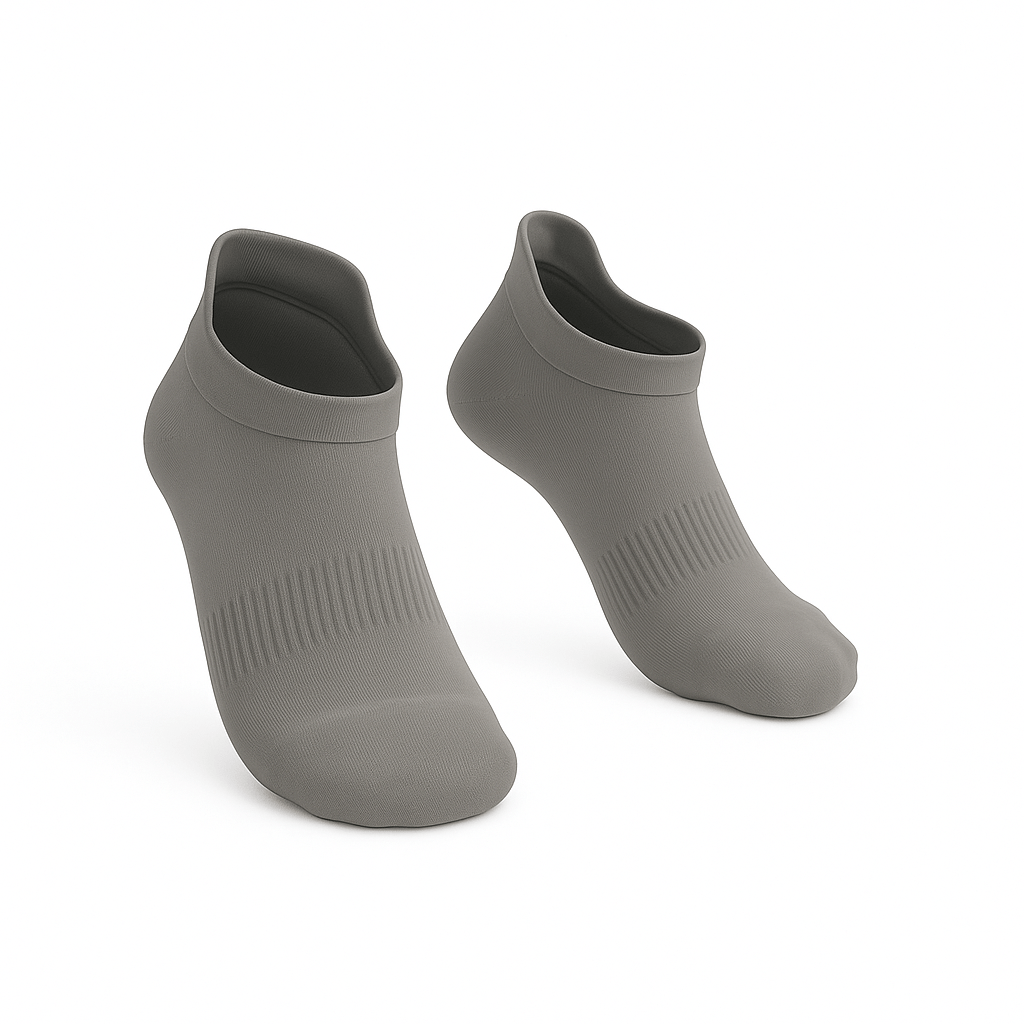 Padded Extra-Stretch Ankle Chaussettes - Gris